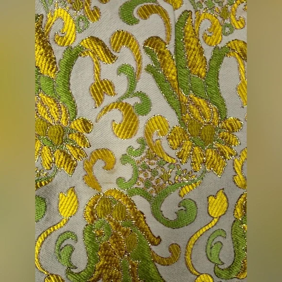 Prada | Brocade Skirt | Silk Blend | Vintage | Mini | Women’s Size 4 (40) - Picture 12 of 14